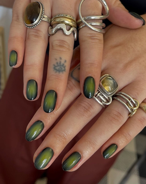 Fall Nail Art Trends 2026 dark aura nails