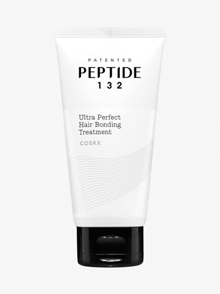 CosRx Peptide 132 Ulta Perfect Hair Bonding Treatment in branded tube component on a light gray background