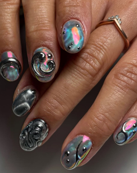 fall nail art trends 2026 Celestial Nails